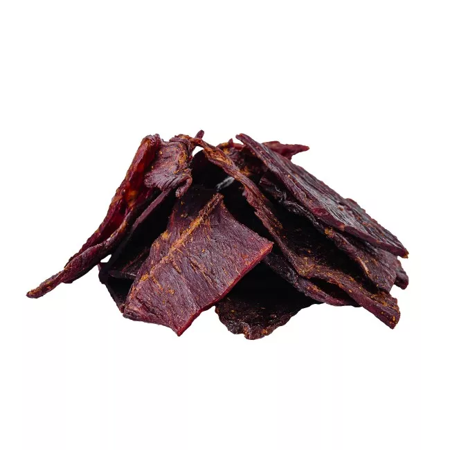 BLACK BASE marhahús jerky sóval és borssal csomagolásban