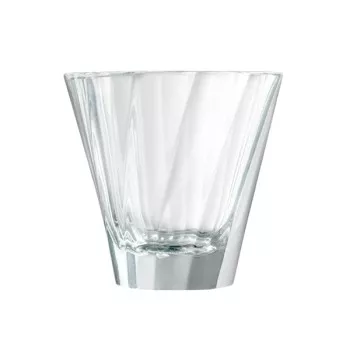 Loveramics Urban Glass Twisted Cappuccino üvegpohár, 180ml