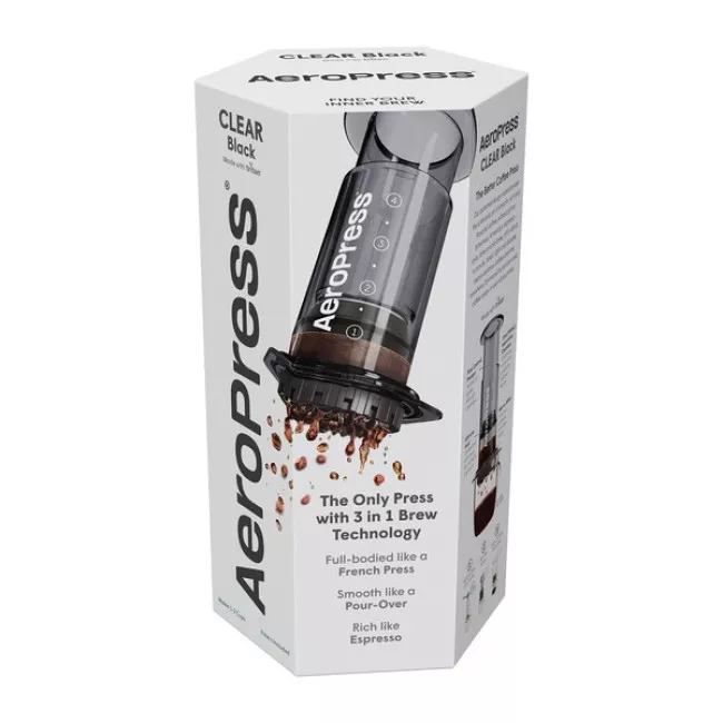 AeroPress Clear Smoked Coffee Maker limitált kiadású átlátszó kávéfőző