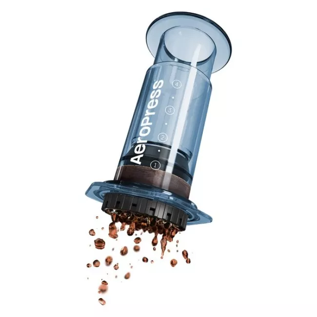 AeroPress Clear Blue átlátszó kék limitált kiadású kávéfőző