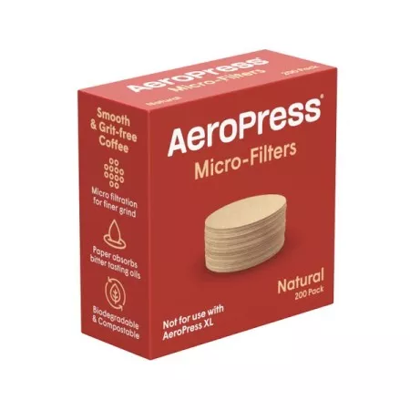 Természetes AeroPress filter - 200db - by Aerobie Inc