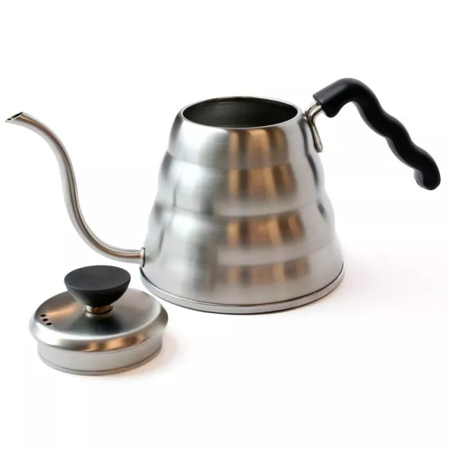 Hario V60 Buono rozsdamentes acél kávéfőző kanna 1,2 literes kiszerelésben