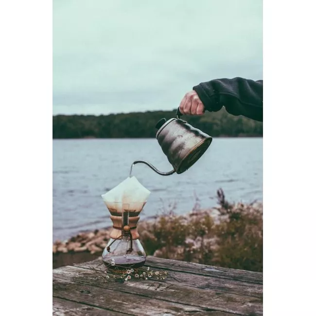 Hario V60 Buono rozsdamentes acél kávéfőző kanna 1,2 literes kiszerelésben