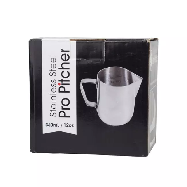 Rhinowares PRO rozsdamentes acél tejkiöntő kancsó 360 ml