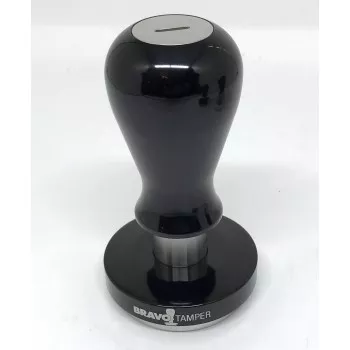Bravo Tamper - 57.5mm - Fém nyél - Fényes fekete