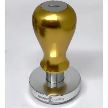Bravo Tamper - 57.5mm - Fém markolat - Gold