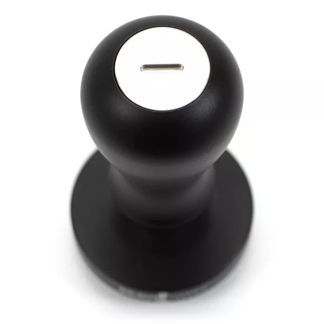 Bravo Tamper 53.4mm fém markolatú matt fekete kávétömörítő