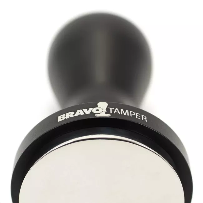 Bravo Tamper 53.4mm fém markolatú matt fekete kávétömörítő