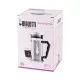 Bialetti French Press Preziosa 350 ml üveg kávéfőző rozsdamentes acél kerettel