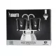 Bialetti Mini Express Induction 2tz Black kávéfőző szett két csészével
