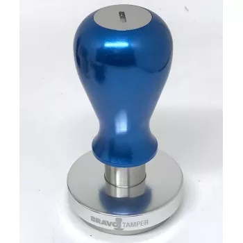 Bravo Tamper - 58.5mm - Fém nyél - Blue