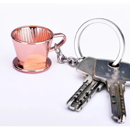 Barista Kulcstartó - Dripper - Rose Gold