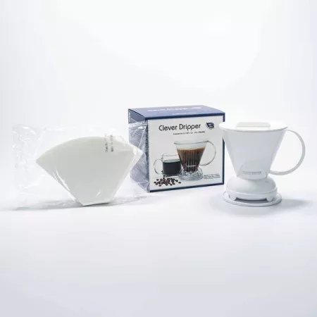 Clever Dripper L - Fehér + 100 papírszűrő - 500ml