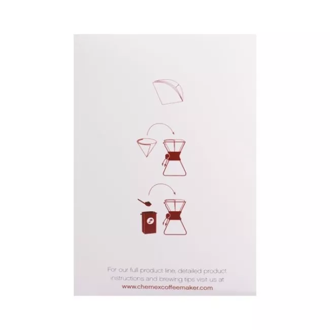 CHEMEX papírfilter BROWN Square kivitel 100 darabos csomagolásban