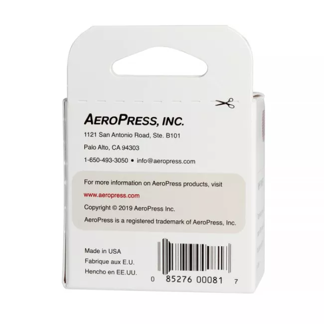 AeroPress® szűrők 350 darabos kiszerelésben, fehér színben