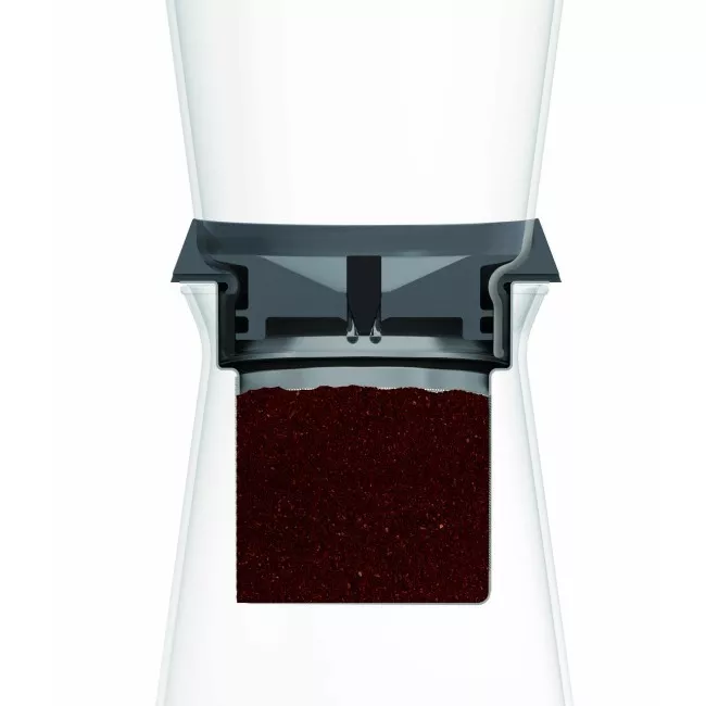HARIO Shizuku Slow-Drip kávéfőző 600ml, átlátszó üvegtest