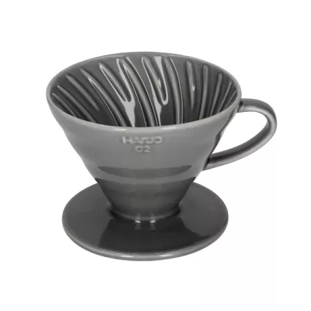 Hario V60-02 kerámia kávéfilter, szürke
