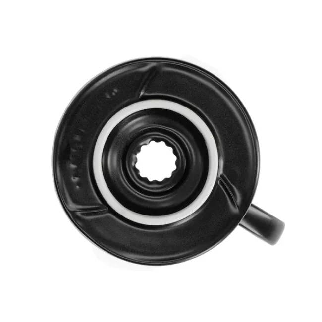 Hario V60-02 kerámia kávéfilter matt fekete színben