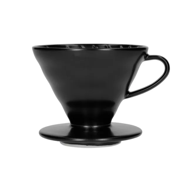 Hario V60-02 kerámia kávéfilter matt fekete színben