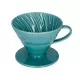 Hario V60-02 kerámia kávéfilter türkizzöld színben