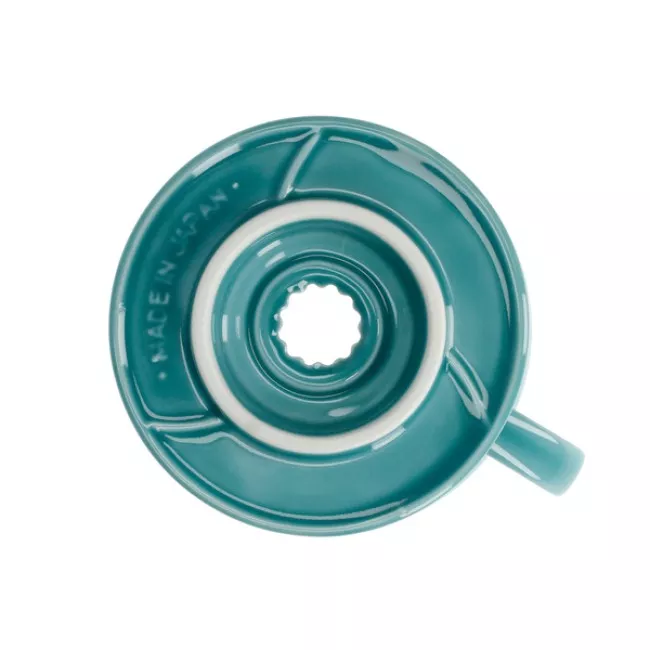 Hario V60-02 kerámia kávéfilter türkizzöld színben
