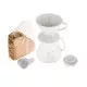 Hario V60 Dripper & Pot White fehér kerámia dripper és üveg kancsó szett