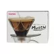 Hario V60 Mugen 02 fekete pourover dripper kávékészítő eszköz
