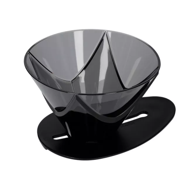 Hario V60 Mugen 02 fekete pourover dripper kávékészítő eszköz