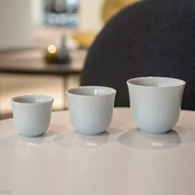 Loveramics 80ml Embossed Tasting Dusty Pink porcelán eszpresszós csésze