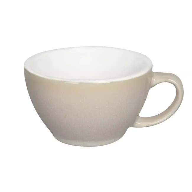 Loveramics Egg Café Latte csésze 300 ml Ivory színben, alátéttel