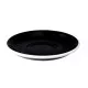 Loveramics Egg Flat White fekete porcelán csésze csészealjjal