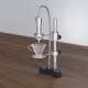 Modbar Pour Over System fekete-fehér kávékészítő modul pultra szerelve
