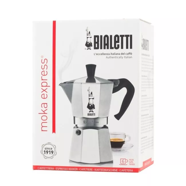 Bialetti Moka Express 4tz alumínium kotyogós kávéfőző