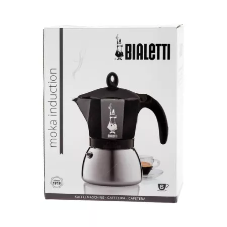 Moka kávéfőző - Bialetti Moka Induction 6tz - Fekete