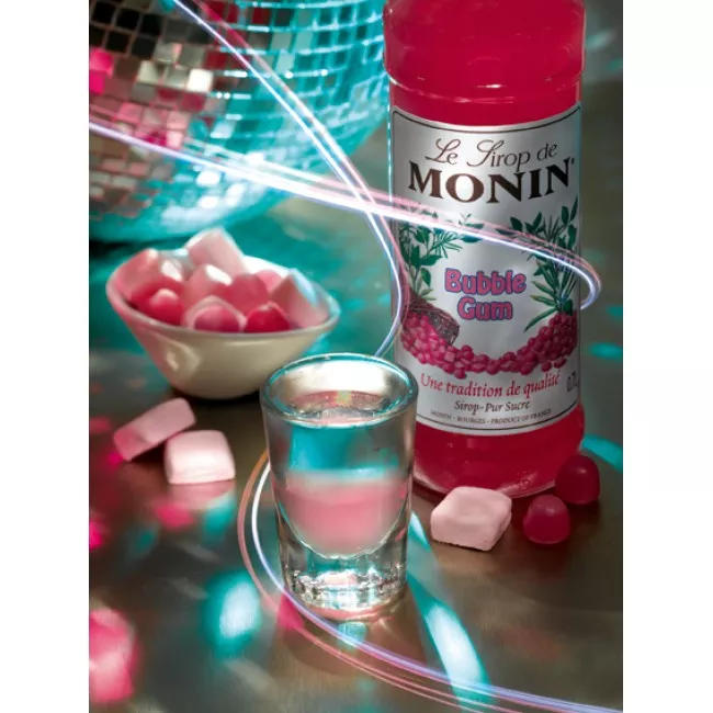 Monin Bubble Gum szirup 0.7 literes üvegben