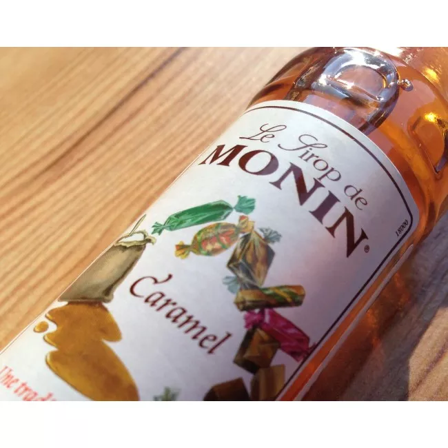 Monin Karamell Szirup üveg 0,7 literes kiszerelésben