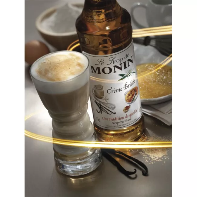 Monin Creme Brulee szirup kávéhoz 0.7 literes üvegben