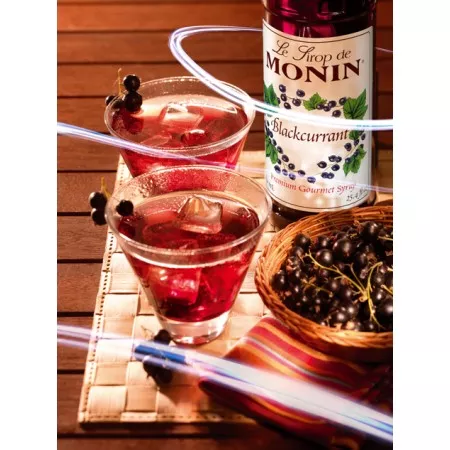 Koktélszirup - Monin - Feketeribizli - Blackcurrant - 0.7L