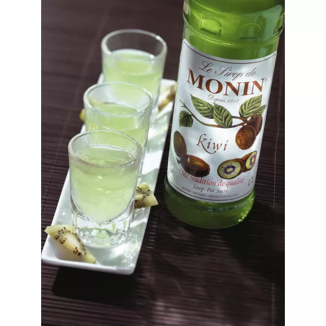 Monin Kiwi koktélszirup 0.7 literes üvegben
