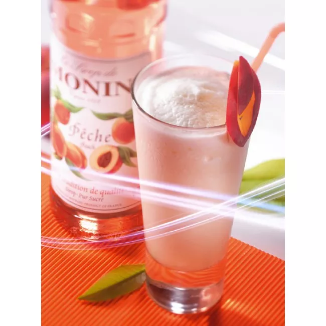 Monin Peach őszibarack szirup 0.7L üveges kiszerelésben