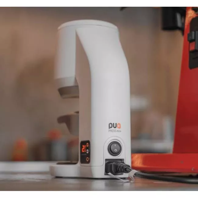 PUQpress Mini GEN6 automata kávétömörítő gép fekete színben