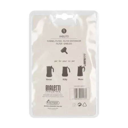 Bialetti tölcsér inox, 2 személyes (2tz)