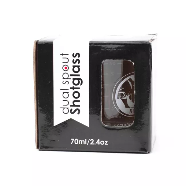 Rhinowares Double Shot Glass 70 ml üveg mérőpohár
