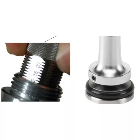 Dinamométeres kávétömörítő (tamper) 58.5 mm - Állítható