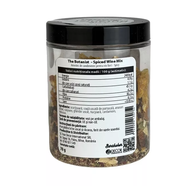 The Botanist by Barshaker Spicy forralt boros fűszerkeverék légmentesen záródó tégelyben