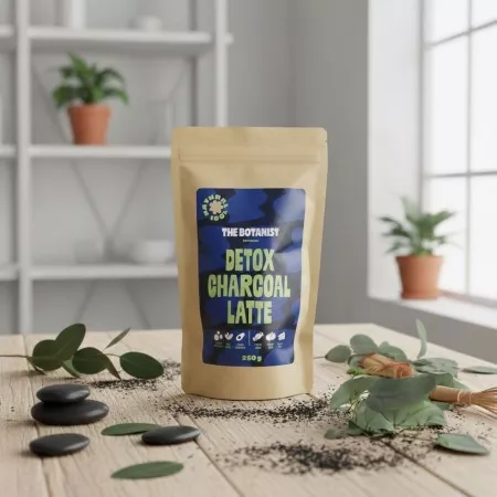 Detox Charcoal Latte – Vegán & Keto – Hozzáadott Cukor Nélkül – The Botanist (250g)