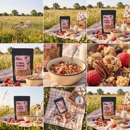 Granola: G-Nola - Berry Pop - Gyümölcsös Energia - 300g - The Botanist by Barshaker