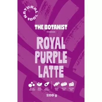 Royal Purple Latte – Vegán és Keto – Hozzáadott Cukor Nélkül – The Botanist (250g)