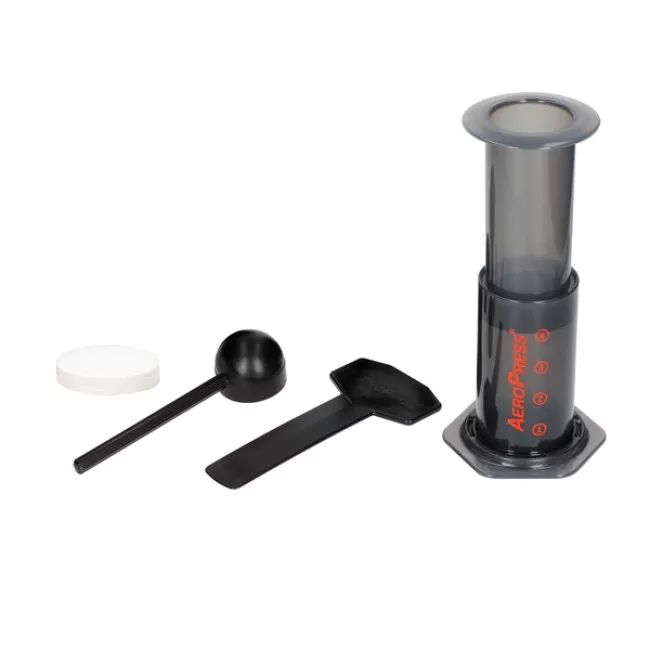 AeroPress® by Aerobie Inc kávéfőző papírszűrőkkel és tartozékokkal