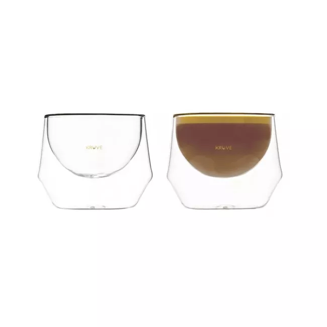 Kruve Imagine Milk Glass 200ml kétdarabos pohárkészlet